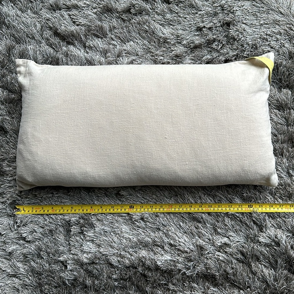 TRINA TURK PILLOW COVER-TIGER LEAF-EMBROIDERED LINEN-HOLLYWOOD REGENCY GLAM-$160 - Picture 6 of 6